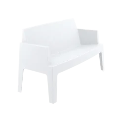 Set Box Blanc ( x2 fauteuils + x1 2 places + x1 table basse)