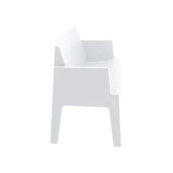 Set Box Blanc ( x2 fauteuils + x1 2 places + x1 table basse)