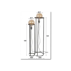 Set de 2 lampadaire 7999 / 29