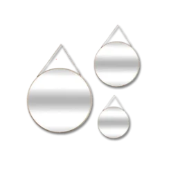 Set de 3 Miroir Leny or