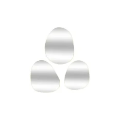 Set de 3 Miroirs Lida doré