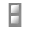 Set de 2 miroirs noir