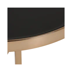 Set de 2 table GC4748 champagne/noir