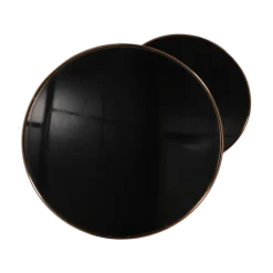 Set de 2 table GC4748 champagne/noir