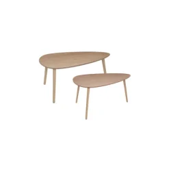 Set de 2 tables Mileo
