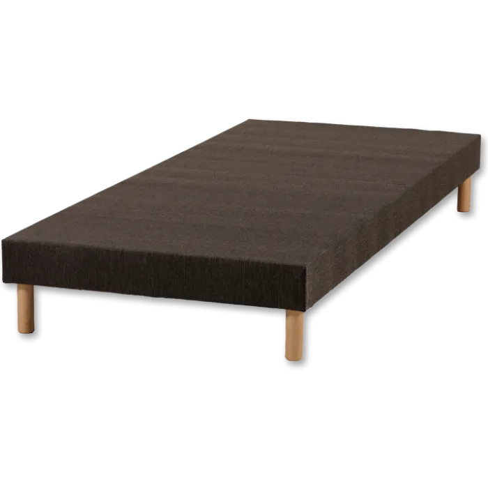 Sommier tapissier tissu gris 120 / 200 cm