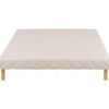 Sommier tapissier 140x200 Cansas Coutil beige