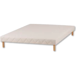 Sommier tapissier 140x200 Cansas Coutil beige