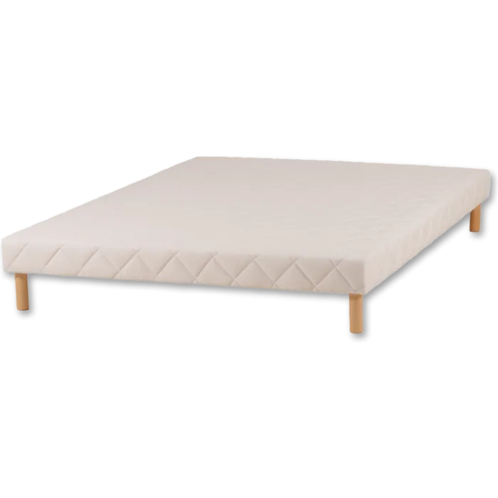 Sommier tapissier 140x200 Cansas Coutil beige