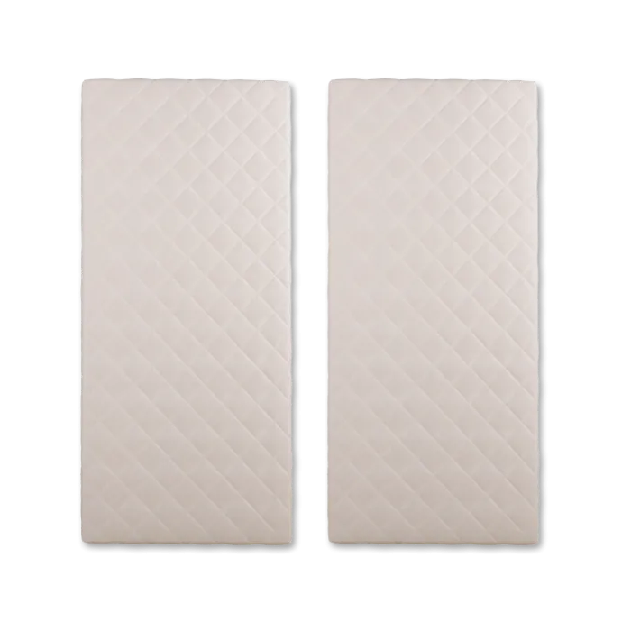 Sommier tapissier (2x) 80x200 Cansas Coutil beige