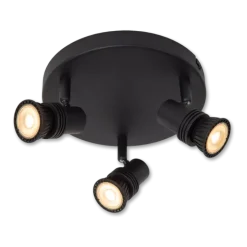 Spot 3 L - Kianti - 53901/13/30 Noir - sans ampoule