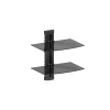 Support DVD verre noir