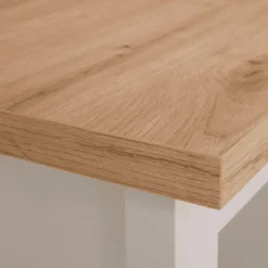 Table bar avec rangement Emmilia Chêne artisan et cachemire