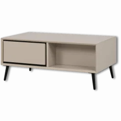 Table basse Arona sable/noir