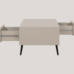 Table basse Arona sable/noir