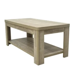 Table basse Cara caramel oak