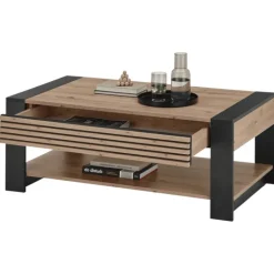 Table basse Felipe artisan / noir