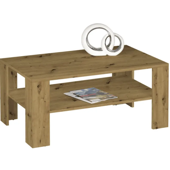 Table basse Joker chêne artisan
