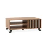 Table basse Medan chêne artisan/anthracite