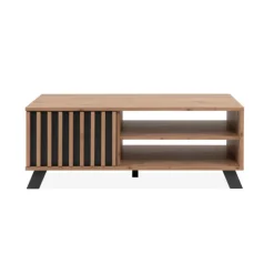 Table basse Medan chêne artisan/anthracite