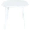 Table carrée Tony blanche