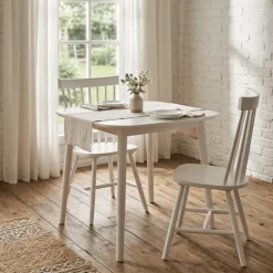 Table carrée Tony blanche