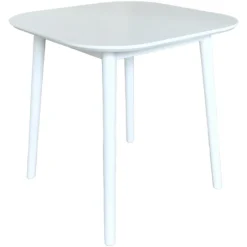 Table carrée Tony blanche
