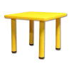 Table carré Loulou jaune
