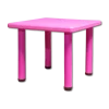 Table carré Loulou rose