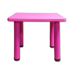 Table carré Loulou rose