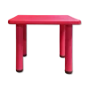 Table carré Loulou Rouge