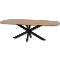 Table 240 cm - scandinave pied métal Aalst