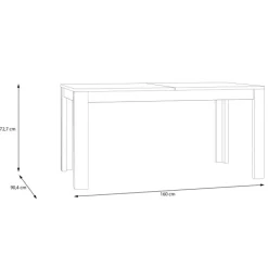 Table de repas extensible Breathtaker