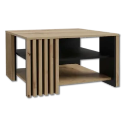 Table de salon Cardigan noir/chêne artisan