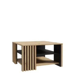 Table de salon Cardigan noir/chêne artisan