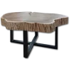 Table de salon Kbar New bois d'acacia