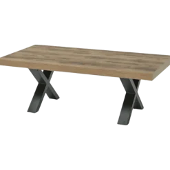 Table de salon Otto pied X scarlet oak