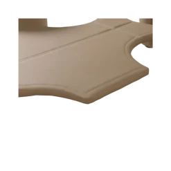Table de salon + 6 pouf Nora beige