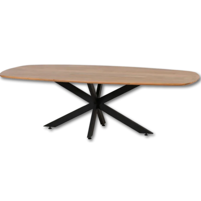 Table en 180 cm avec pied scandinave Aalst