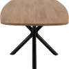 Table en 225 cm avec pied étoile Lago