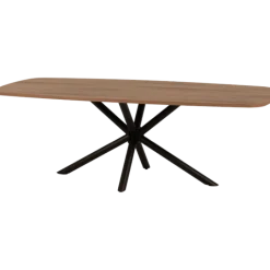 Table en 225 cm avec pied étoile Lago