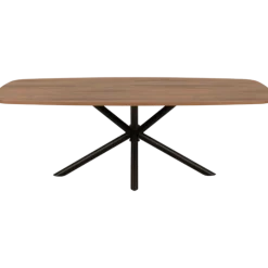 Table en 225 cm avec pied étoile Lago