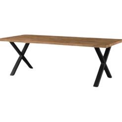 Table fixe 200 cm piétement en X Samuel
