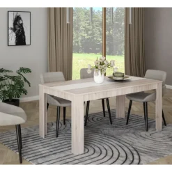 Table Gulada - Table fixe - cendré / blanc