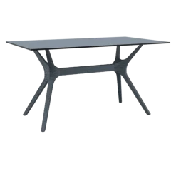 Table Ibiza gris foncé