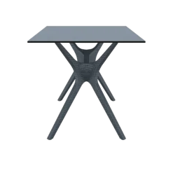 Table Ibiza gris foncé