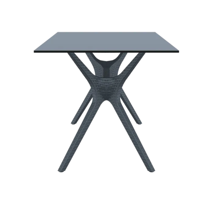 Table Ibiza gris foncé