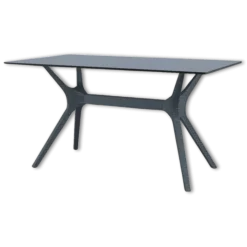 Table Ibiza gris foncé
