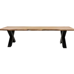 Table à manger 240 cm Zenith bois d'acacia