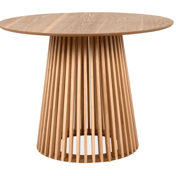 Table à manger ronde bois naturel 81A